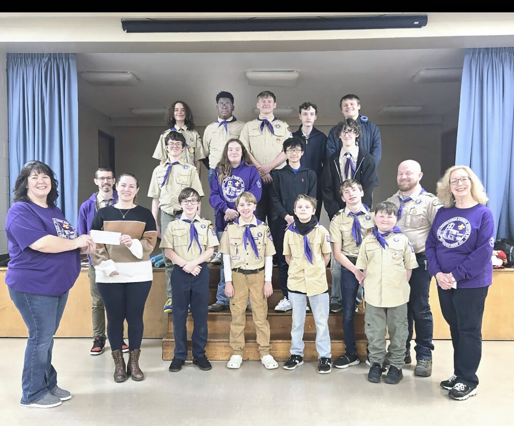 Scouts collect for nonprofit